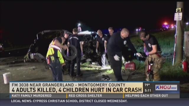 4 killed, children injured in head-on crash in Montgomery Co. | khou.com