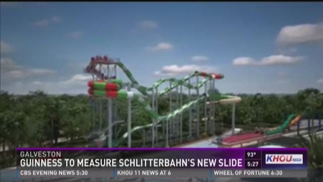 Guinness to measure Schlitterbahn s new slide