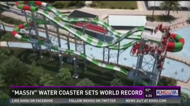 MASSIV water coaster sets world record