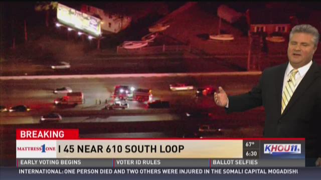Deadly crash shuts down I-45 Gulf Freeway | khou.com