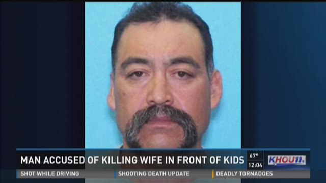 Man accused of killing wife in front of kids | khou.com