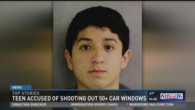 Teen accused of shooting out more than 50 car windows with pellet guns ...