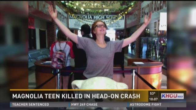 Magnolia teen killed in accident en route to school | khou.com