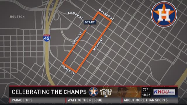 See the Champs! Parade for Astros to be held in downtown Houston