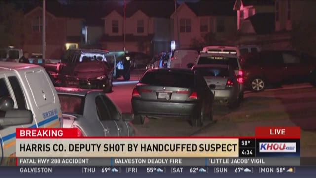 Handcuffed suspect dead after shooting Harris County Sheriff's deputy ...