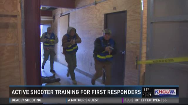 First responders come to Texas for active shooter training | khou.com