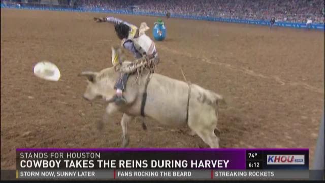 This bull rider rescued dozens after Hurricane Harvey
