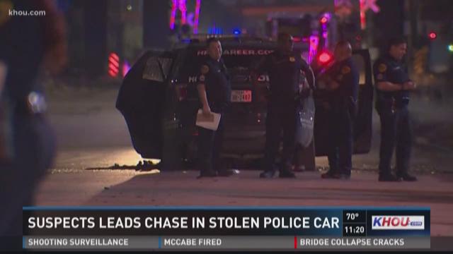 HPD: Suspect who stole a police car, led officers on chase identified ...